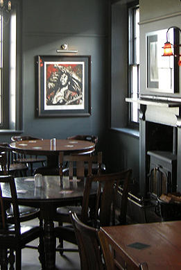 Ronnie's art on display at The Barge Inn